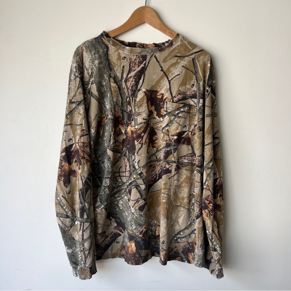 Outfitters Ridge Men’s Camo Hunting Graphic Longsleeve Shirt